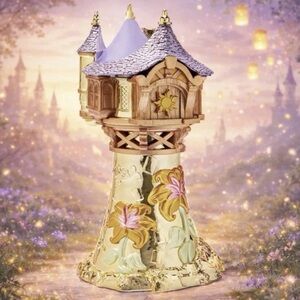 💜 Bath & Body Works Disney Princess Rapunzel Tower 3-Wick Candle Holder New